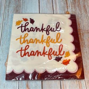 NEW Packed Party Fall Autumn Harvest Thanksgiving Large Dinner Paper Napkins